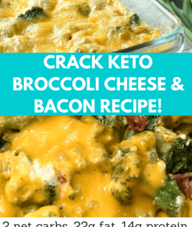 keto broccoli recipes cheese bacon dinner lunch meal prep