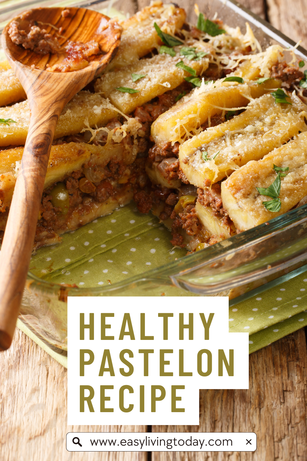 Healthy Pastelón Recipe Puerto Rican Plantain Lasagna turkey